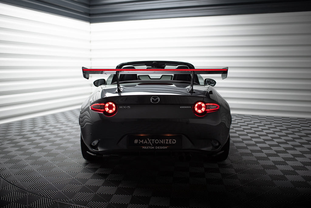 Alerón de carbono estilo JDM + LED para Mazda MX-5 ND (Mk4)