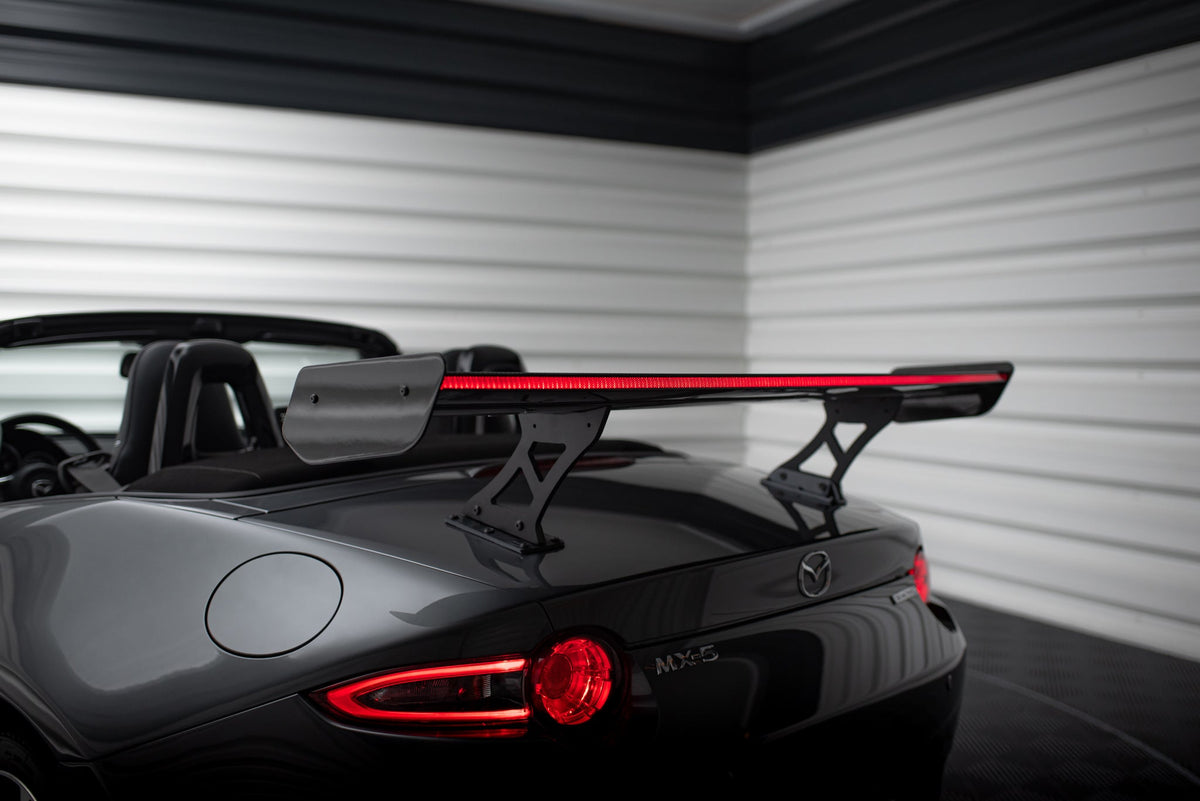 Alerón de carbono estilo JDM + LED para Mazda MX-5 ND (Mk4)