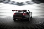 Alerón de carbono con soportes cuello de cisne + LED para Mazda MX-5 ND (Mk4)