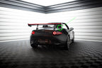 Alerón de carbono con soportes cuello de cisne + LED para Mazda MX-5 ND (Mk4)
