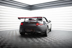 Alerón de carbono con soportes cuello de cisne + LED para Mazda MX-5 ND (Mk4)