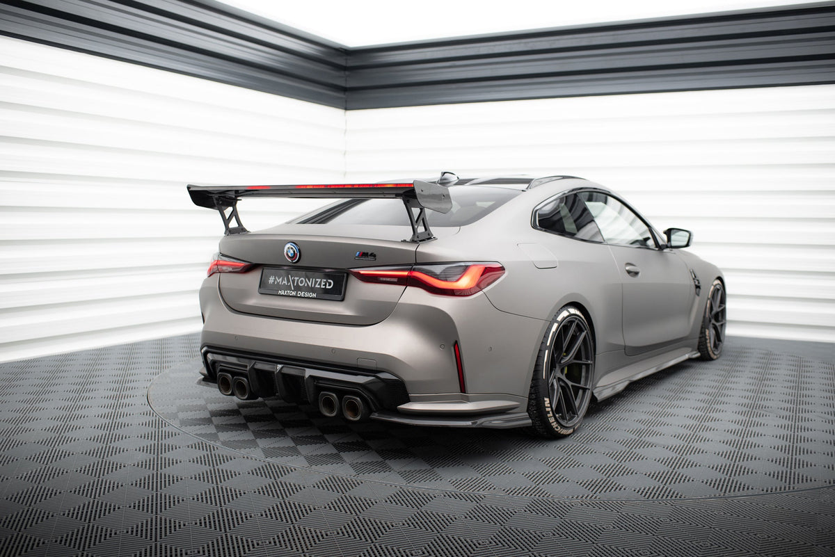 Alerón de carbono con soportes externos + LED para BMW M4 G82 / G82 Facelift / M440i / 4 M-Pack G22 / G22 Facelift