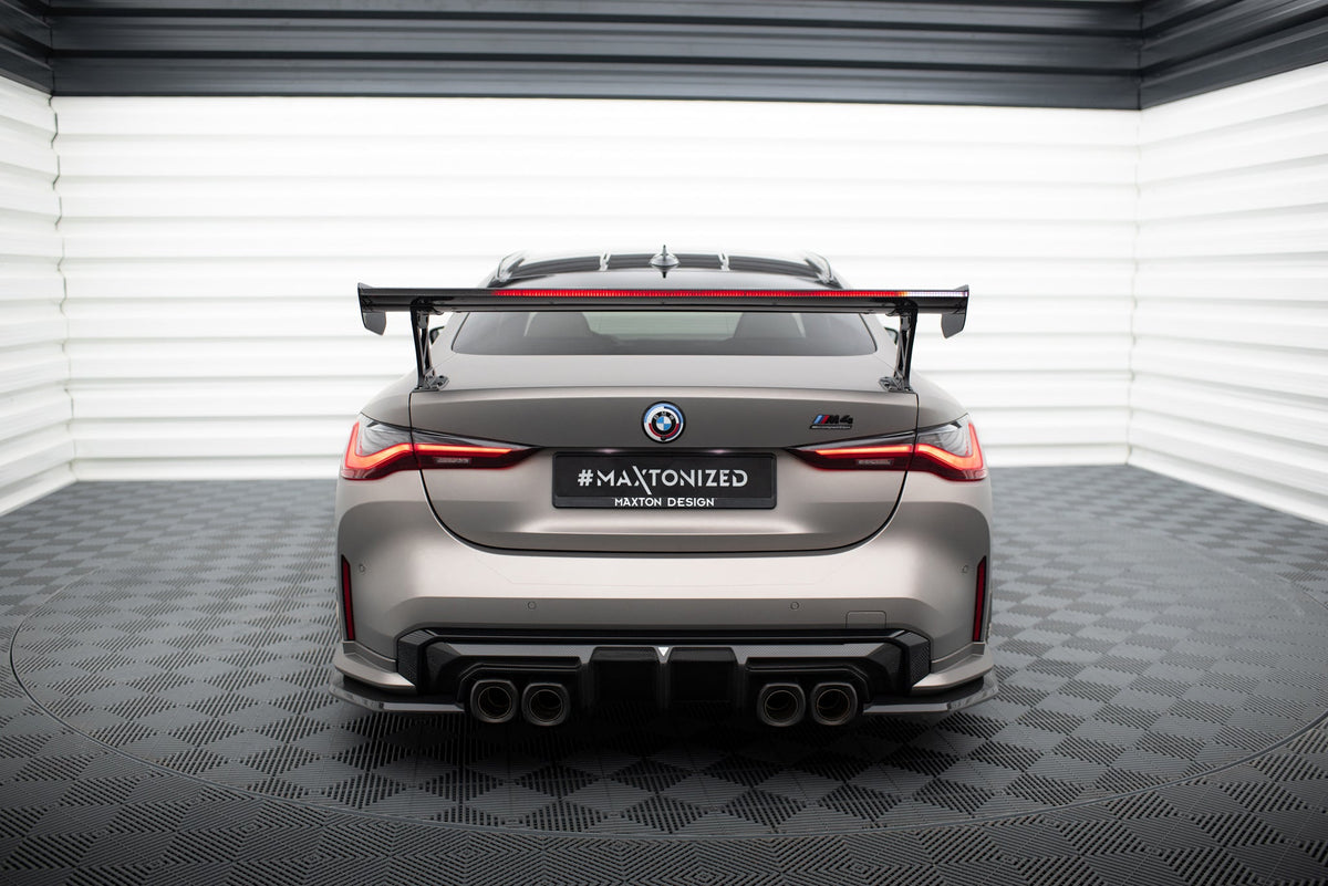 Alerón de carbono con soportes externos + LED para BMW M4 G82 / G82 Facelift / M440i / 4 M-Pack G22 / G22 Facelift