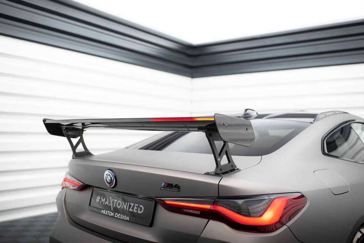 Alerón de carbono con soportes externos + LED para BMW M4 G82 / G82 Facelift / M440i / 4 M-Pack G22 / G22 Facelift