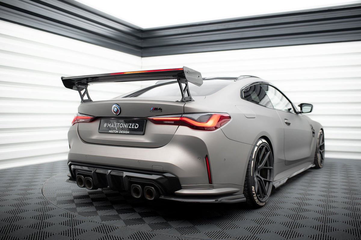 Alerón de carbono con soportes externos + LED para BMW M4 G82 / G82 Facelift / M440i / 4 M-Pack G22 / G22 Facelift