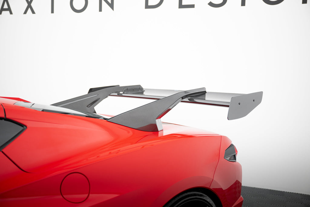 Alerón de carbono + LED para Chevrolet Corvette C8