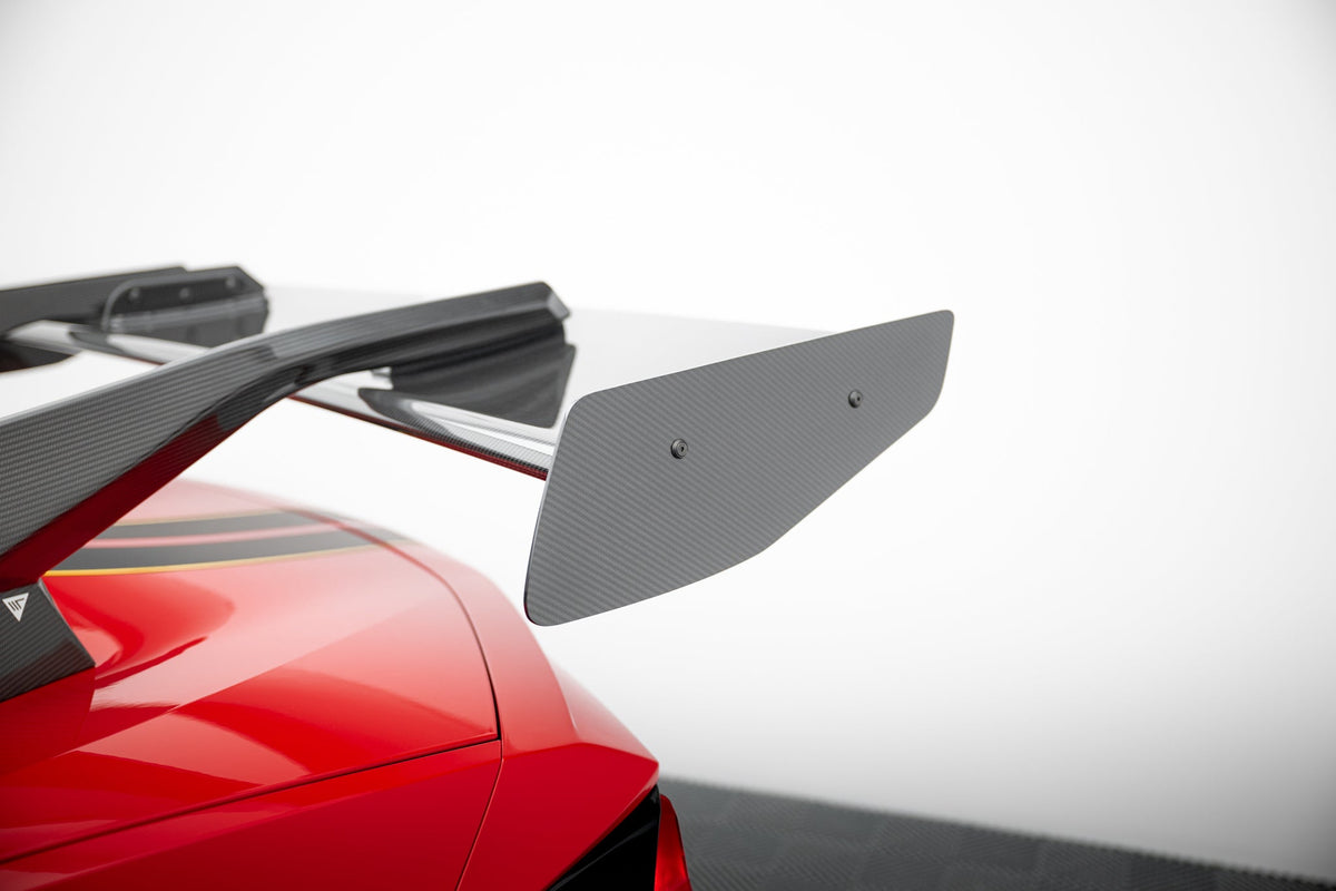 Alerón de carbono + LED para Chevrolet Corvette C8