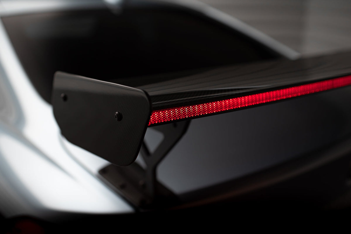 Alerón de carbono con soportes externos + LED para BMW 4 F32 / 4 F32 M-Pack Coupe