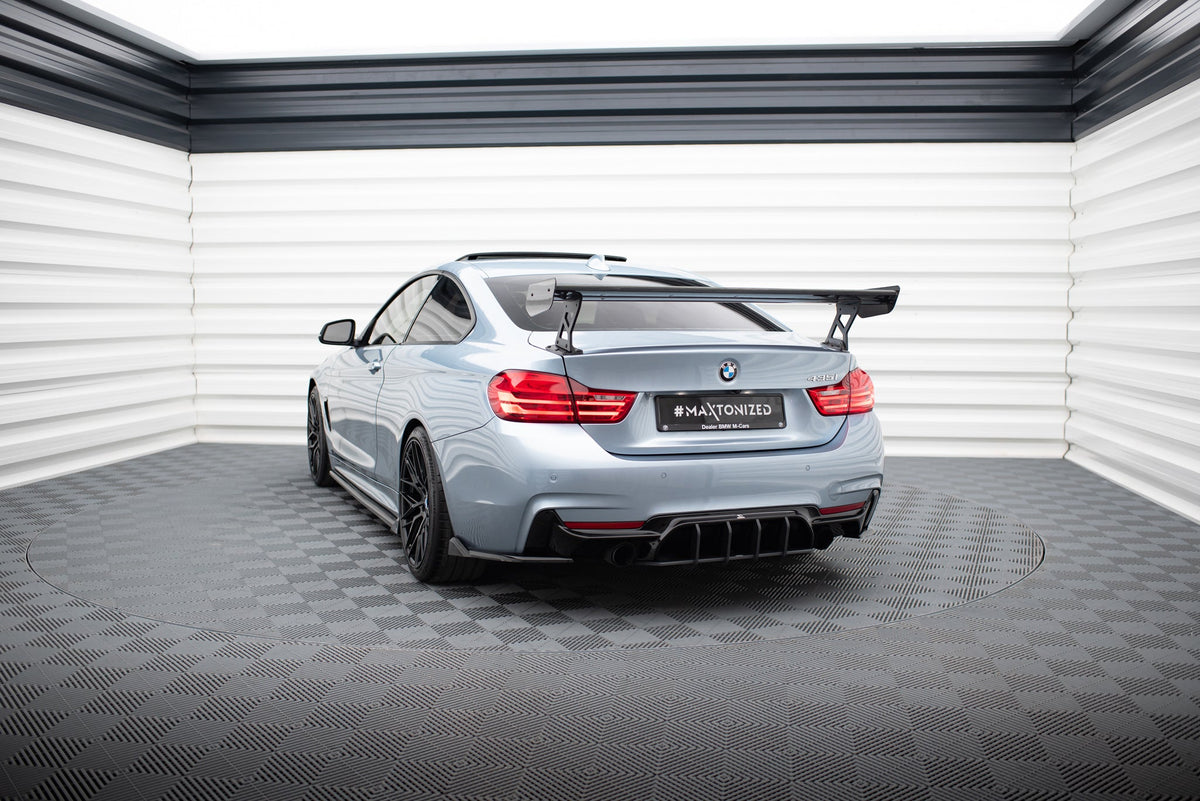 Alerón de carbono con soportes externos para BMW 4 F32 / 4 F32 M-Pack Coupe