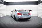 Alerón de carbono con soportes externos + LED para BMW 4 F32 / 4 F32 M-Pack Coupe