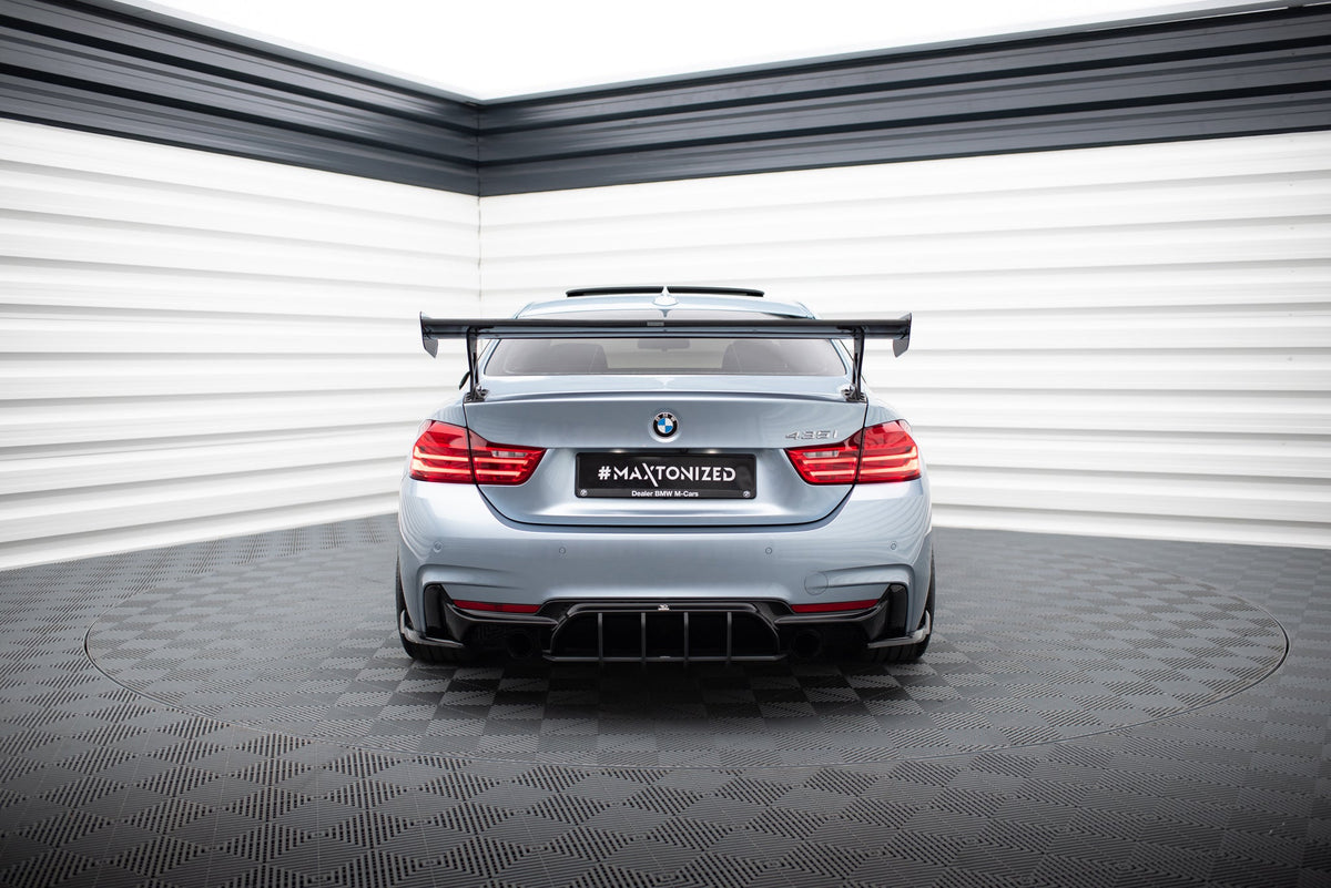 Alerón de carbono con soportes externos para BMW 4 F32 / 4 F32 M-Pack Coupe