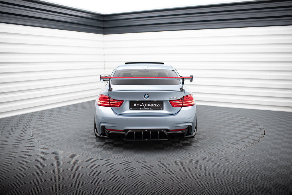 Alerón de carbono con soportes externos + LED para BMW 4 F32 / 4 F32 M-Pack Coupe
