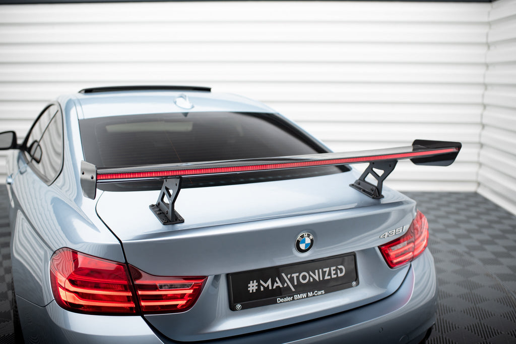 Alerón de carbono con soportes internos + LED para BMW 4 F32 / 4 F32 M-Pack Coupe