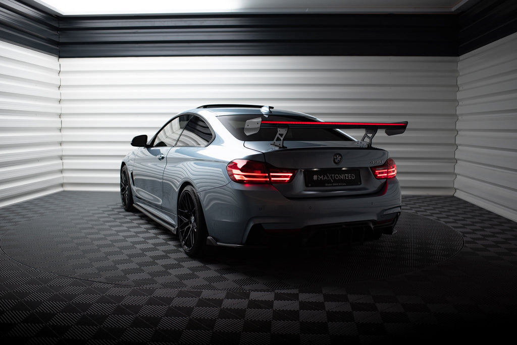 Alerón de carbono con soportes internos + LED para BMW 4 F32 / 4 F32 M-Pack Coupe