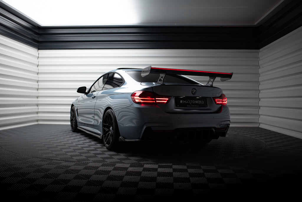 Alerón de carbono con soportes internos + LED para BMW 4 F32 / 4 F32 M-Pack Coupe