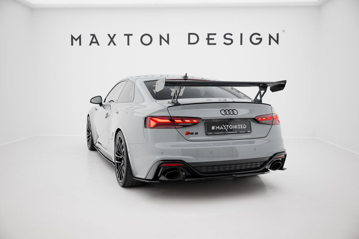 Alerón de carbono con soportes externos V.1 para Audi A5 / A5 S-Line / S5 / RS5 Coupe F5 / F5 Facelift