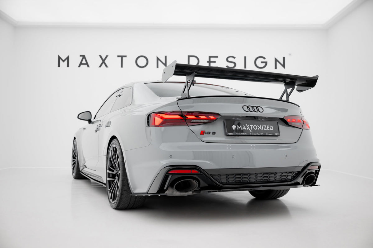 Alerón de carbono con soportes externos V.1 para Audi A5 / A5 S-Line / S5 / RS5 Coupe F5 / F5 Facelift