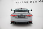 Alerón de carbono con soportes externos V.1 + LED para Audi A5 / A5 S-Line / S5 / RS5 Coupe F5 / F5 Facelift