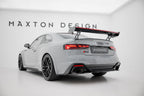 Alerón de carbono con soportes externos V.1 + LED para Audi A5 / A5 S-Line / S5 / RS5 Coupe F5 / F5 Facelift