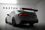 Alerón de carbono con soportes externos V.1 + LED para Audi A5 / A5 S-Line / S5 / RS5 Coupe F5 / F5 Facelift