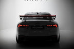 Alerón de carbono con soportes externos V.1 + LED para Audi A5 / A5 S-Line / S5 / RS5 Coupe F5 / F5 Facelift