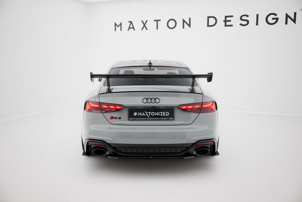 Alerón de carbono con soportes externos V.2 para Audi A5 / A5 S-Line / S5 / RS5 Coupe F5 / F5 Facelift
