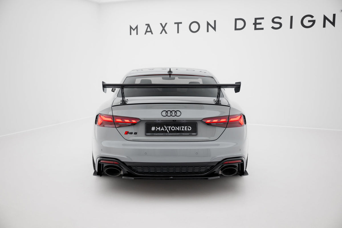 Alerón de carbono con soportes externos V.2 para Audi A5 / A5 S-Line / S5 / RS5 Coupe F5 / F5 Facelift