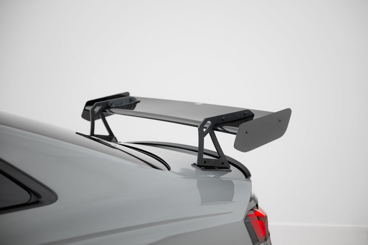 Alerón de carbono con soportes cuello de cisne para Audi A5 / A5 S-Line / S5 / RS5 Coupe F5 / F5 Facelift