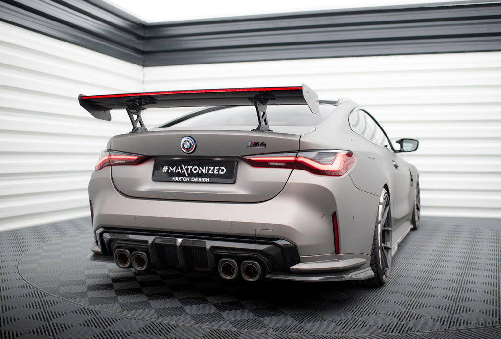Alerón de carbono con soportes internos + LED para BMW M4 G82 / G82 Facelift / M440i / 4 M-Pack G22 / G22 Facelift