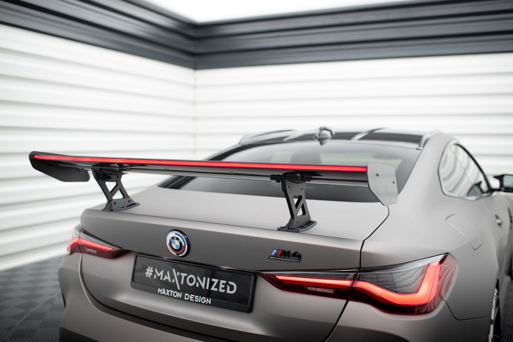 Alerón de carbono con soportes internos + LED para BMW M4 G82 / G82 Facelift / M440i / 4 M-Pack G22 / G22 Facelift