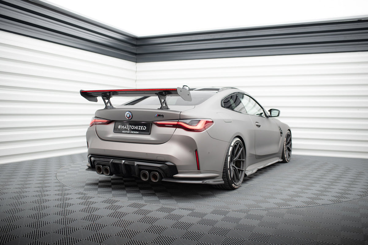 Alerón de carbono con soportes internos + LED para BMW M4 G82 / G82 Facelift / M440i / 4 M-Pack G22 / G22 Facelift