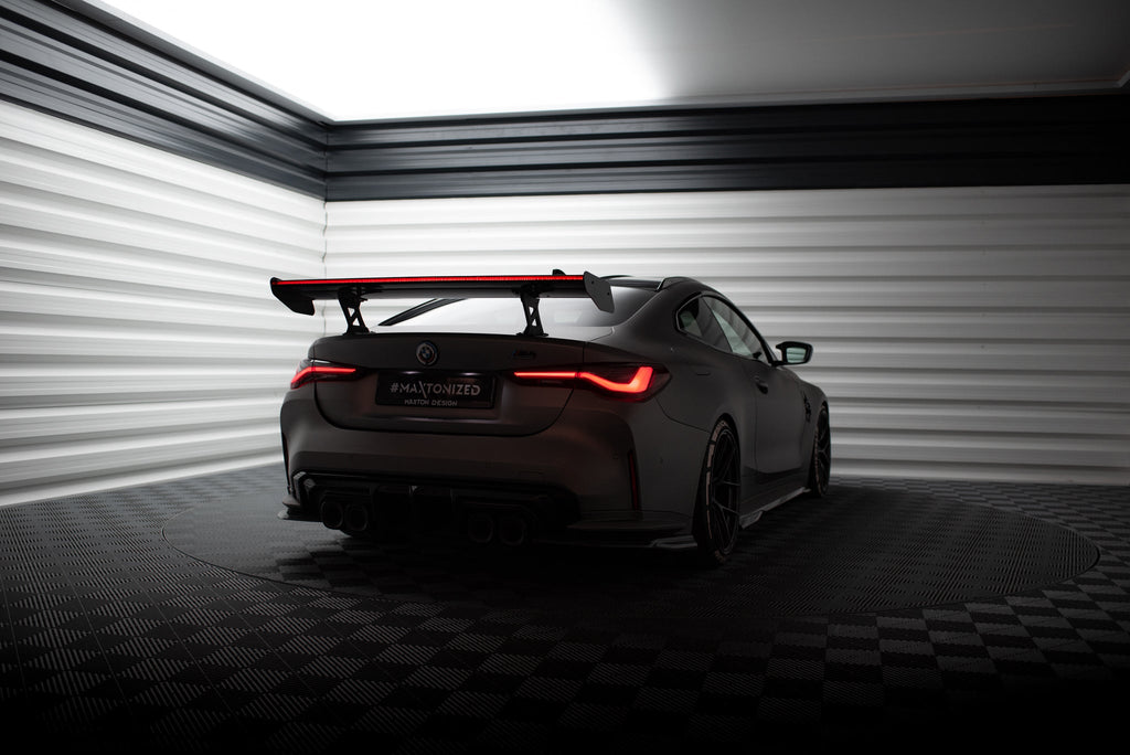Alerón de carbono con soportes internos + LED para BMW M4 G82 / G82 Facelift / M440i / 4 M-Pack G22 / G22 Facelift