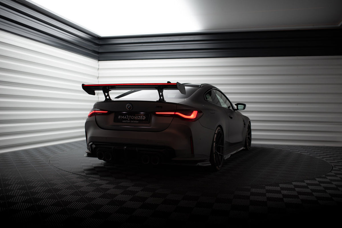 Alerón de carbono con soportes internos + LED para BMW M4 G82 / G82 Facelift / M440i / 4 M-Pack G22 / G22 Facelift