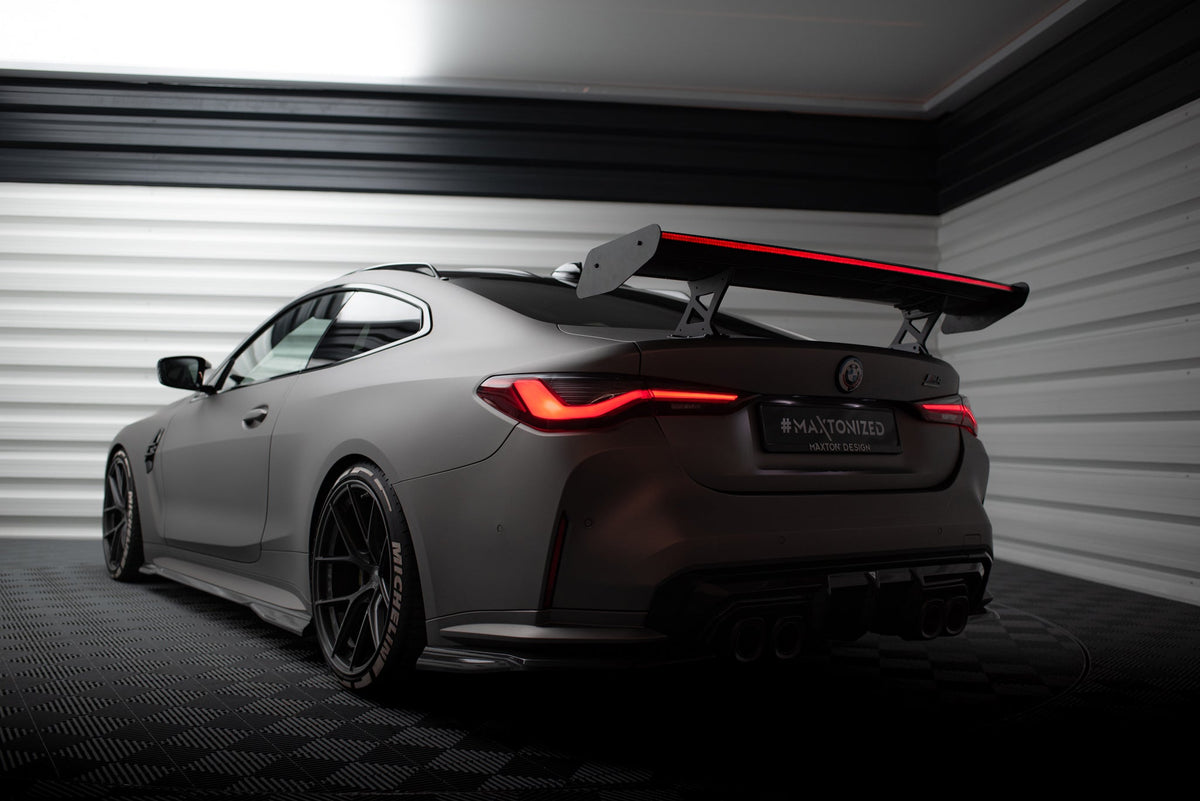 Alerón de carbono con soportes internos + LED para BMW M4 G82 / G82 Facelift / M440i / 4 M-Pack G22 / G22 Facelift