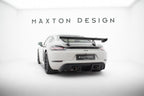 Alerón de carbono con soportes cuello de cisne V.2 para Porsche 718 Cayman 982c