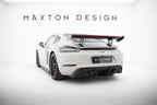 Alerón de carbono con soportes internos V.2 + LED para Porsche 718 Cayman 982c