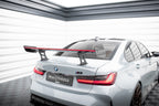 Alerón de carbono con soportes internos + LED para BMW M3 G80 / M340i G20 / 3 M-Pack G20 / 3 Standard G20