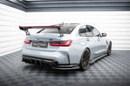 Alerón de carbono con soportes externos + LED para BMW M3 G80 / M340i G20 / 3 M-Pack G20 / 3 Standard G20