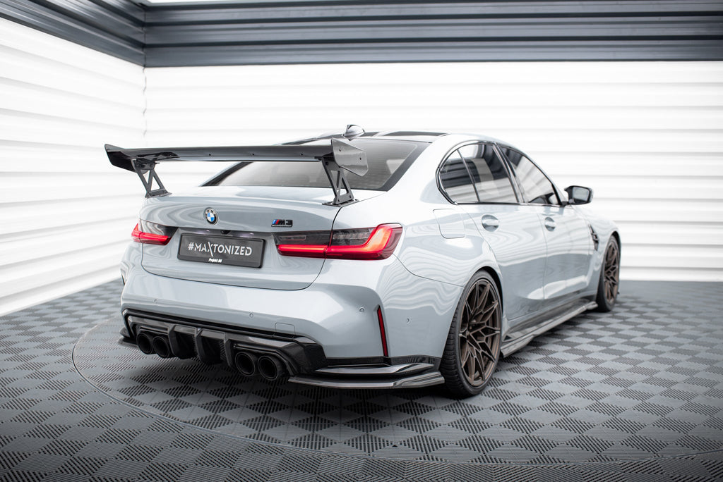 Alerón de carbono con soportes externos para BMW M3 G80 / M340i G20 / 3 M-Pack G20 / 3 Standard G20