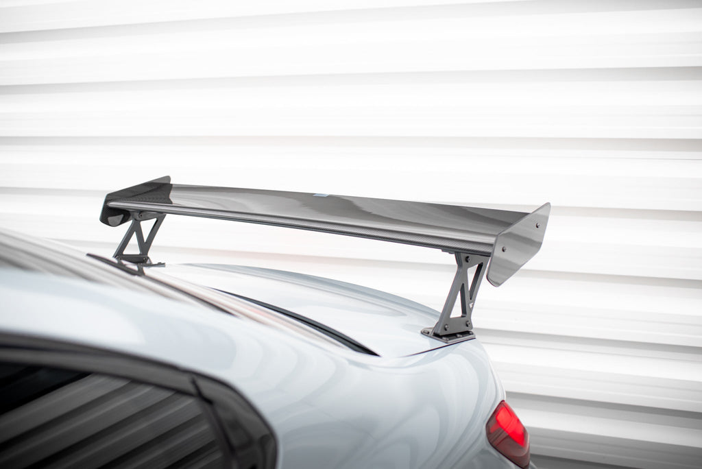 Alerón de carbono con soportes externos + LED para BMW M3 G80 / M340i G20 / 3 M-Pack G20 / 3 Standard G20
