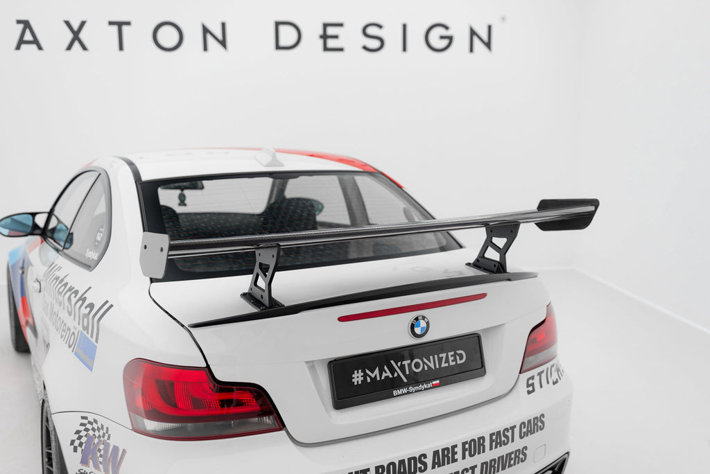 Alerón de carbono con soportes internos V.2 para BMW 1 M E82