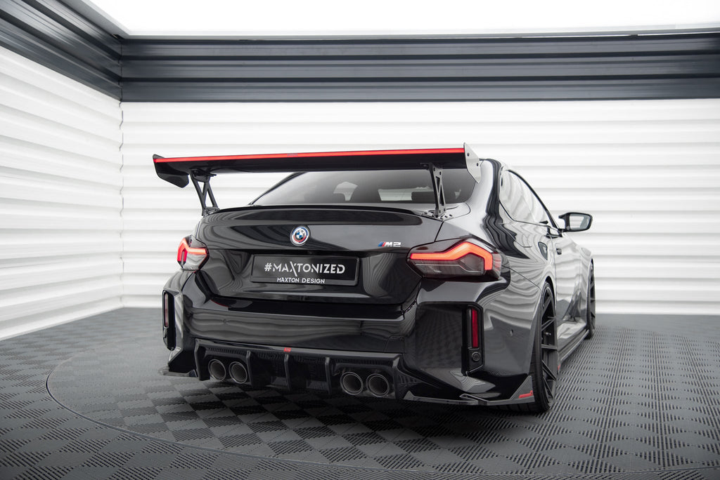 Alerón de carbono con soportes externos + LED para BMW M2 G87 / M240i / 2 M-Pack / 2 Standard G42