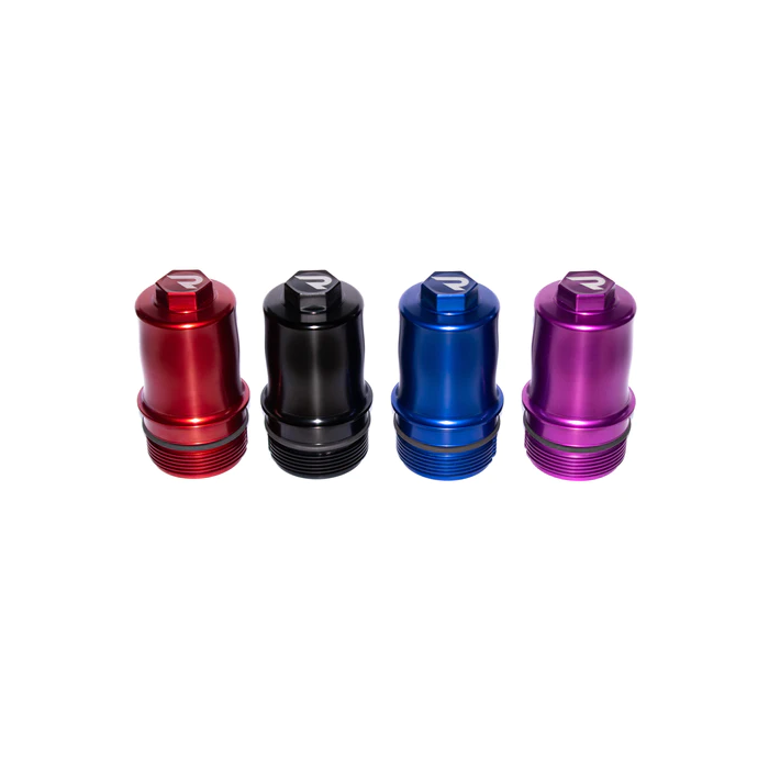 Billet aluminum oil filter housing for 1.8 / 2.0 TSI engines - EA888.3 and EA888.4 (Red)