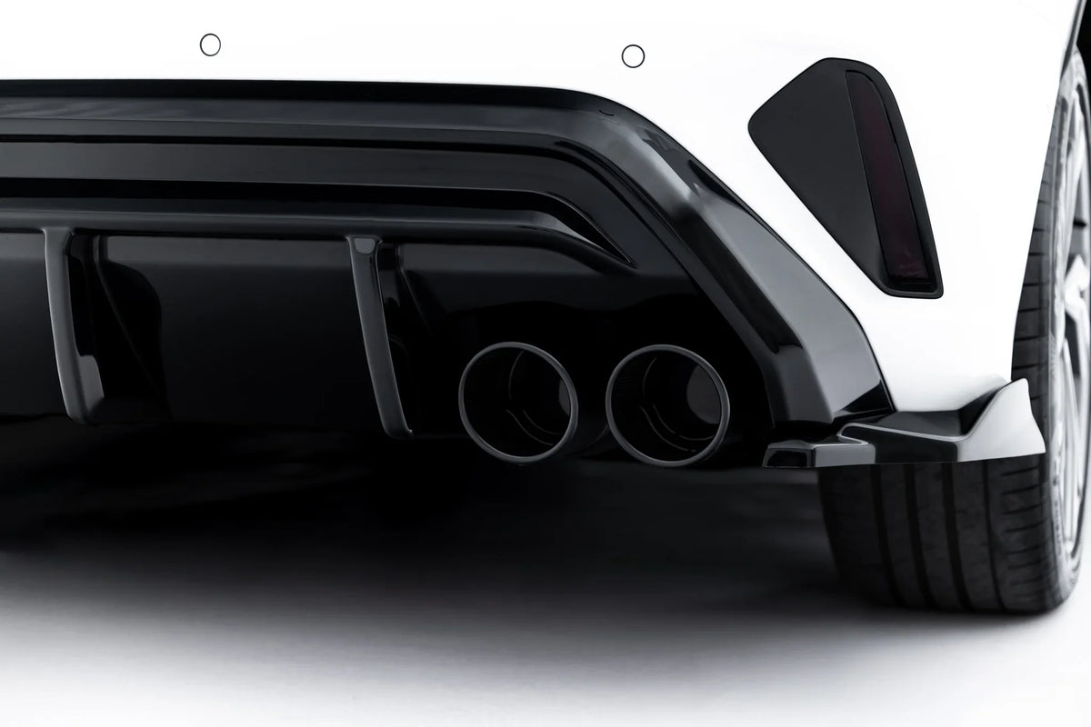 Difusor trasero + embellecedores de escape para Audi A3 S-Line Sportback 8Y Facelift