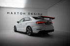 Alerón de carbono con soportes internos + LED para Audi A3 / A3 S-Line / S3 / RS3 Sedan 8V / 8V Facelift