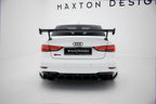 Alerón de carbono con soportes externos para Audi A3 / A3 S-Line / S3 / RS3 Sedan 8V / 8V Facelift