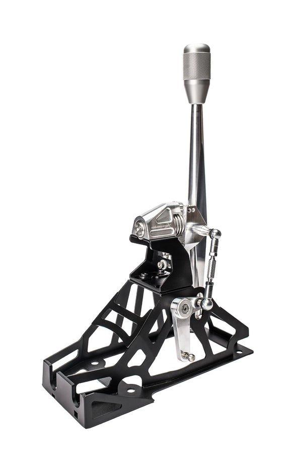 Coolerworx Short Shifter para Mitsubishi Lancer EVO VII VIII IX NSB aspecto aluminio en bruto pomo estándar plateado