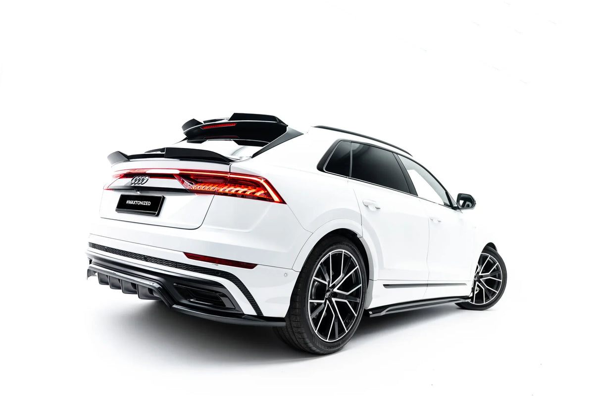 Extensión de alerón inferior 3D para Audi Q8 / Q8 S-Line / SQ8 Mk1 / Mk1 Facelift