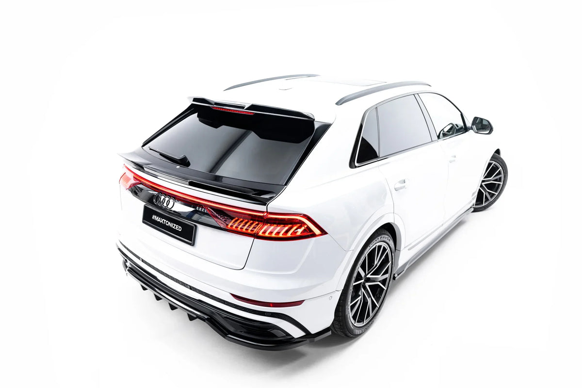 Extensión de alerón inferior 3D para Audi Q8 / Q8 S-Line / SQ8 Mk1 / Mk1 Facelift