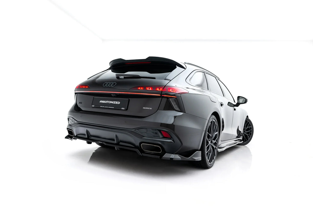 Splitter trasero (con barras verticales) V.4 para Audi A6 S-Line C9